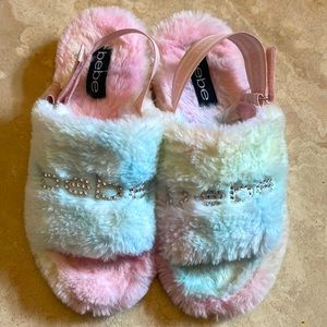 Bebe plush slippers